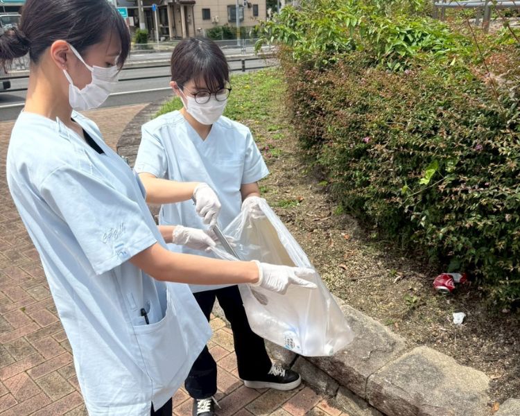 「胸キュン!GOMI拾い」ふくおか耳鼻咽喉科